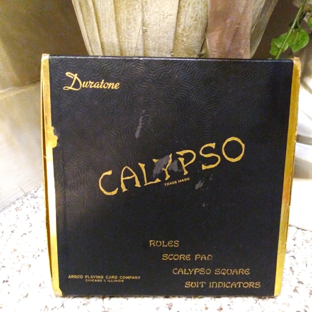Vintage 1950's Duratone Horse Decorated Calypso Card Game Boxed Set - Picture 8 of 8